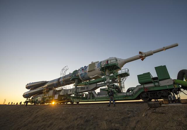 NASA image: Expedition 38 Soyuz Rollout