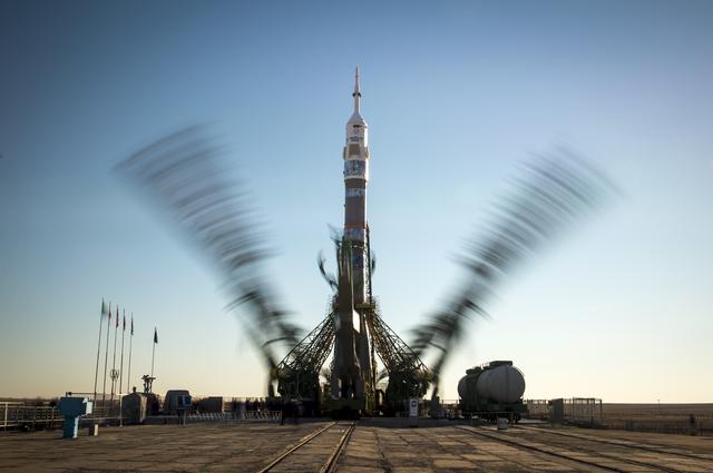NASA image: Expedition 38 Soyuz Rollout