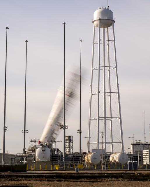 NASA image: Antares Rocket Preparation