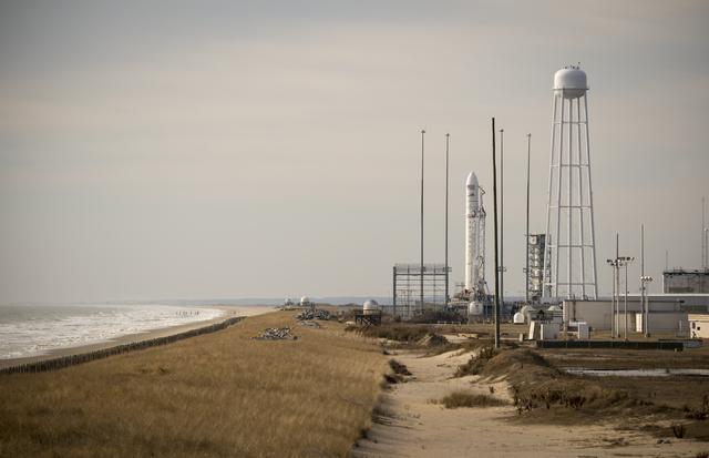 NASA image: Antares Rocket Preparation