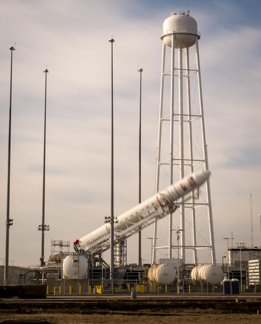 NASA image: Antares Rocket Preparation