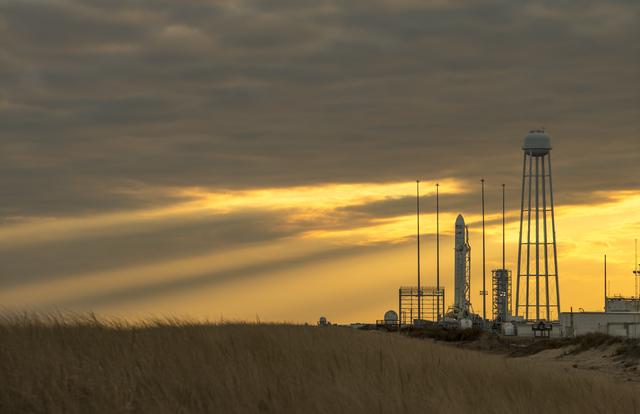 NASA image: Antares Rocket Preparation
