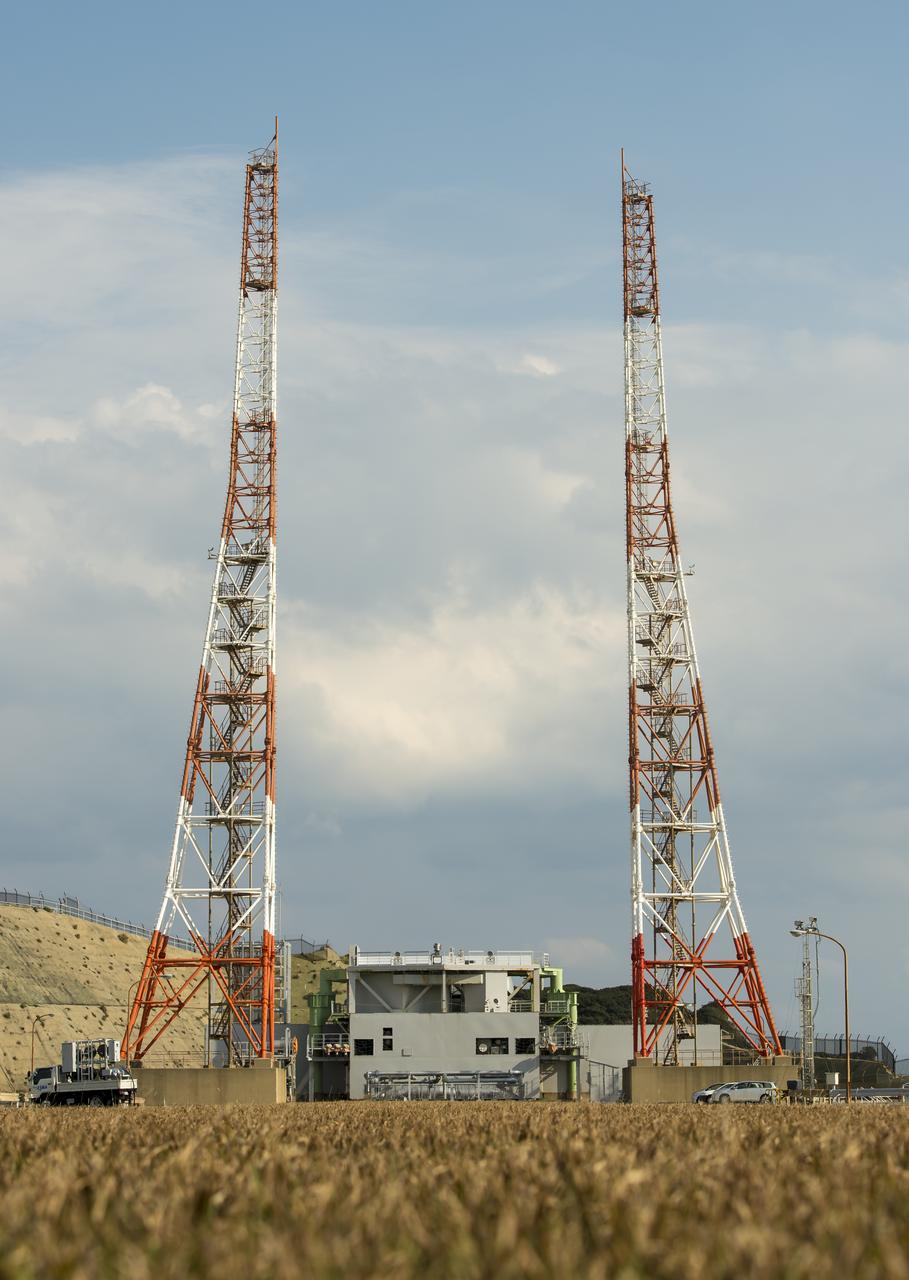 Launch pad 1 is seen at the Tanegashima Space Center (TNSC) on Monday, Feb. 24, 2014 in Tanegashima, Japan. A Japanese H-IIA rocket carrying the NASA-Japan Aerospace Exploration Agency (JAXA), Global Precipitation Measurement (GPM) Core Observatory is planned for launch from pad 1 on Feb. 28, 2014. Once launched, the GPM spacecraft will collect information that unifies data from an international network of existing and future satellites to map global rainfall and snowfall every three hours.  Photo Credit: (NASA/Bill Ingalls)