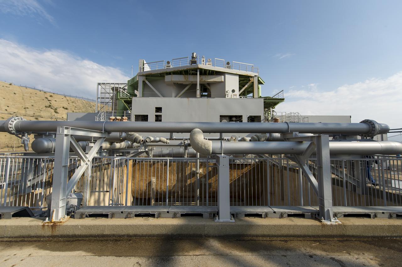 Launch pad 1 is seen at the Tanegashima Space Center (TNSC) on Monday, Feb. 24, 2014 in Tanegashima, Japan. A Japanese H-IIA rocket carrying the NASA-Japan Aerospace Exploration Agency (JAXA), Global Precipitation Measurement (GPM) Core Observatory is planned for launch from pad 1 on Feb. 28, 2014. Once launched, the GPM spacecraft will collect information that unifies data from an international network of existing and future satellites to map global rainfall and snowfall every three hours.  Photo Credit: (NASA/Bill Ingalls)