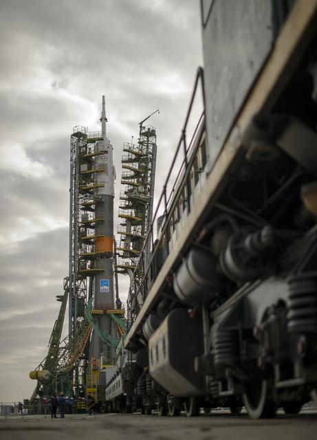 NASA image: Expedition 39 Soyuz Rollout