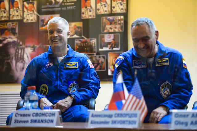 NASA image: Expedition 39 Press Conference 