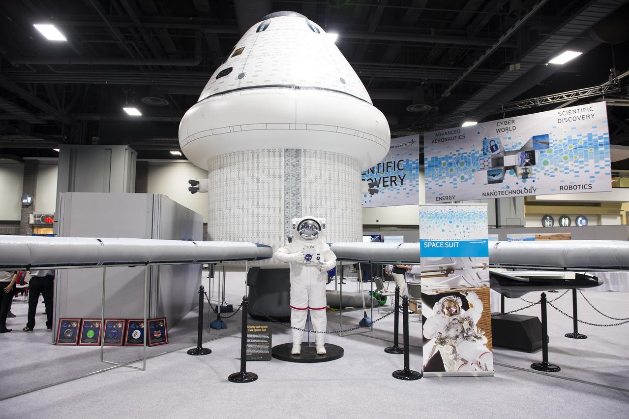 NASA Orion Exhibit at the USA Science and Engineering Festival taking place April 26 and 27, 2014 at the Washington Convention Center. Photo Credit: (NASA/Aubrey Gemignani)