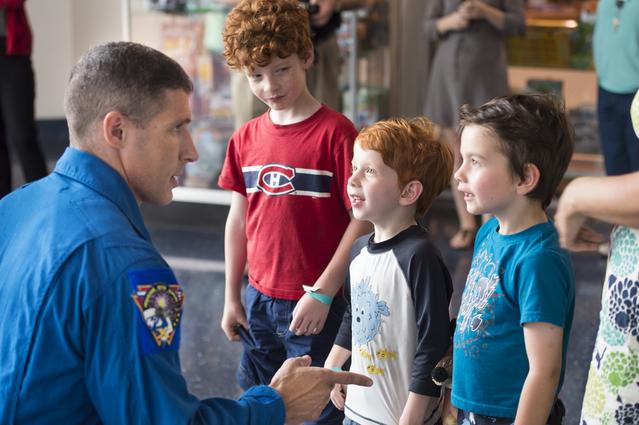 NASA image: Astronaut Mike Hopkins Visit to Maryland Science Center