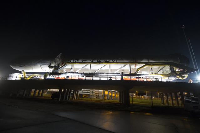 Antares Rocket Rollout