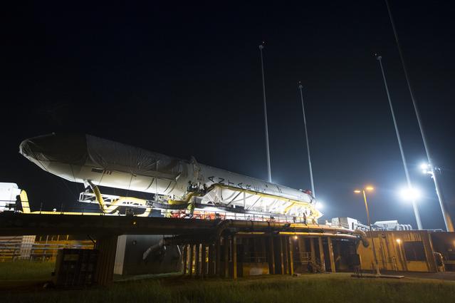 Antares Rocket Rollout