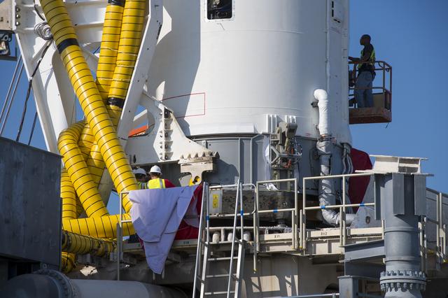 NASA image: Antares Rocket Preparation