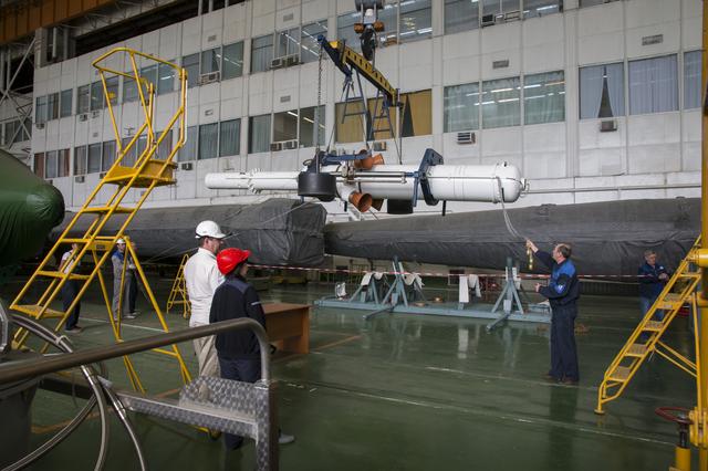 NASA image: Expedition 41 Soyuz Rocket Assembly