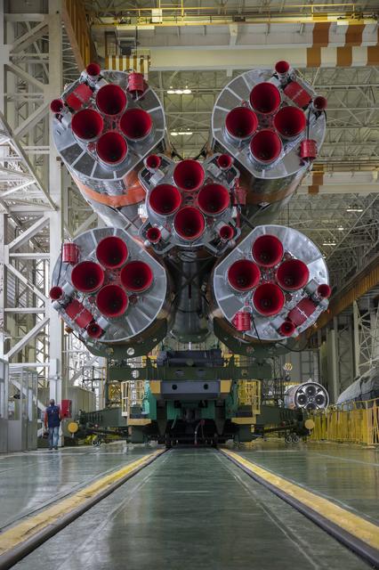 NASA image: Expedition 41 Soyuz Rocket Assembly