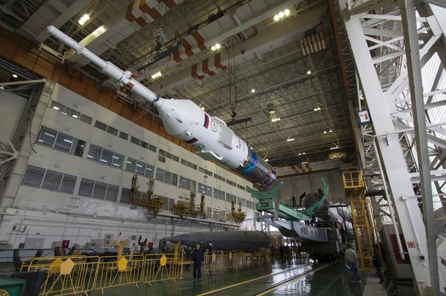 NASA image: Expedition 41 Soyuz Rocket Assembly