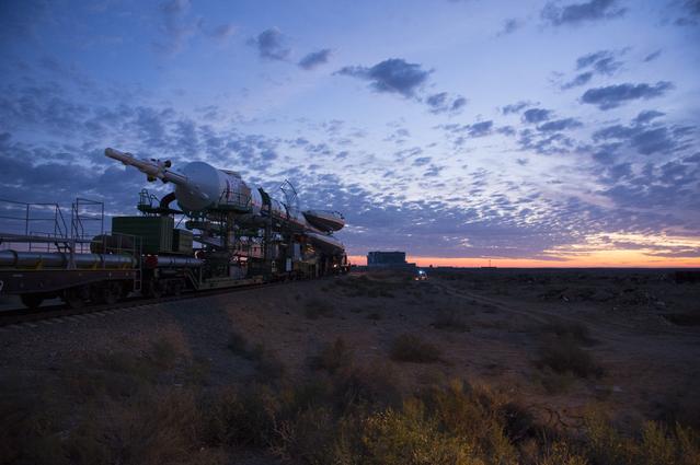 NASA image: Expedition 41 Rollout