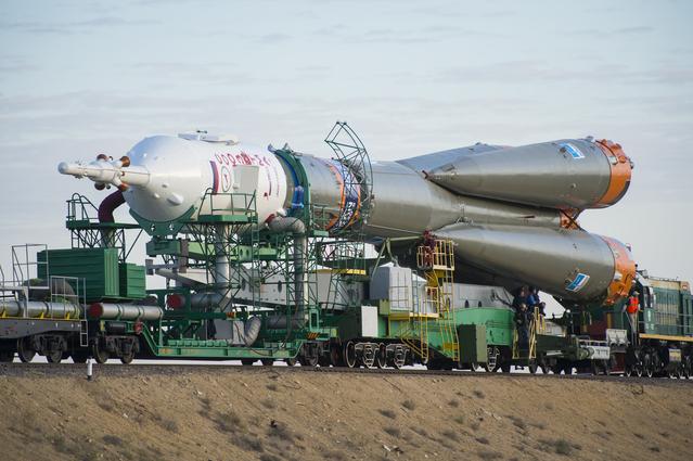 NASA image: Expedition 41 Rollout