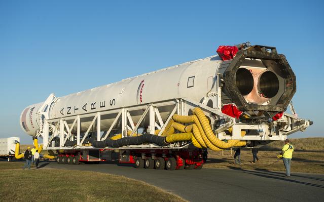 NASA image: Orb3 Antares Rollout