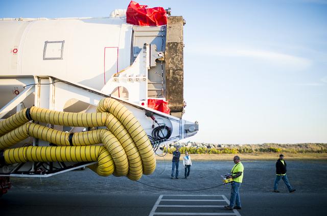 NASA image: Orb3 Antares Rollout