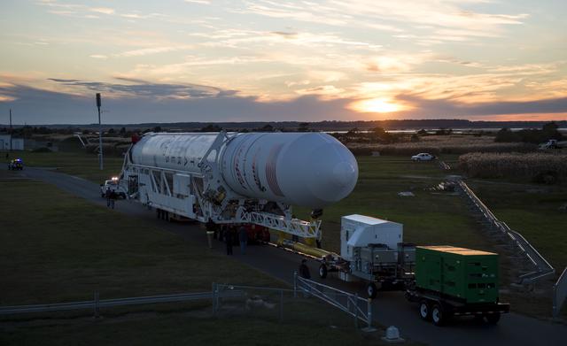 NASA image: Orb3 Antares Rollout