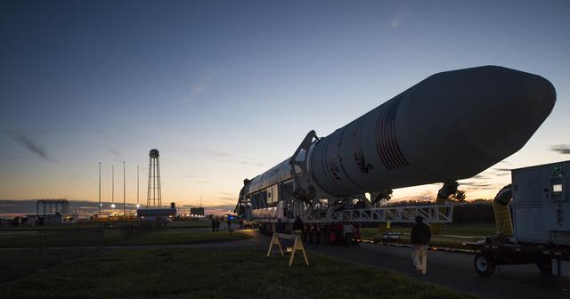 NASA image: Orb3 Antares Rollout