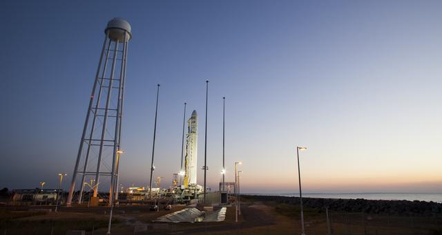 NASA image: Orb3 Antares at Sunrise