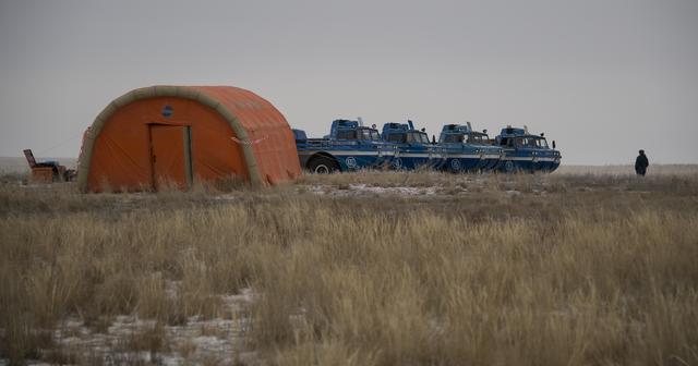 NASA image: Expedition 41 Soyuz TMA-13M Landing