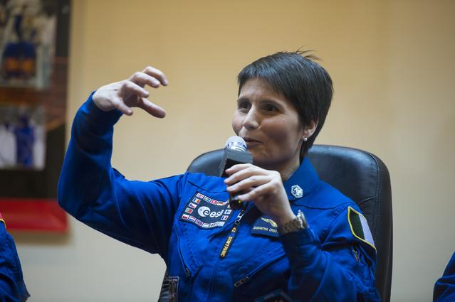 NASA image: Expedition 42 Press Conference