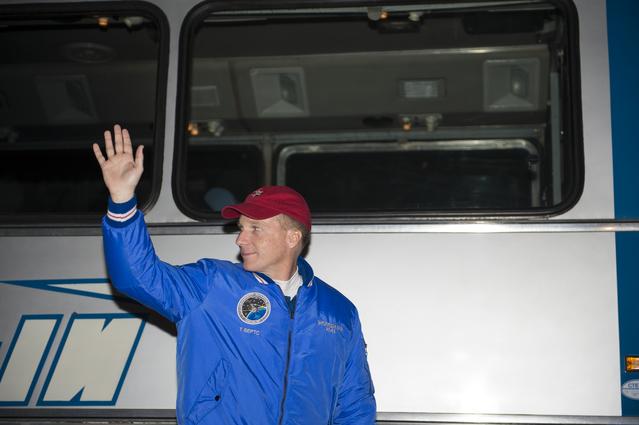 NASA image: Expedition 42 Crew Departure