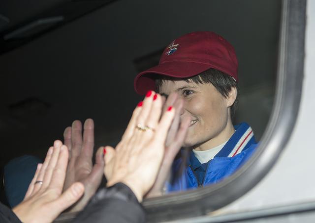 NASA image: Expedition 42 Crew Departure