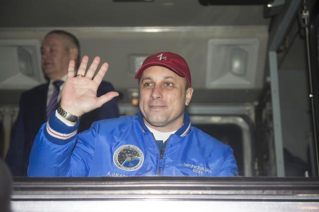 NASA image: Expedition 42 Crew Departure