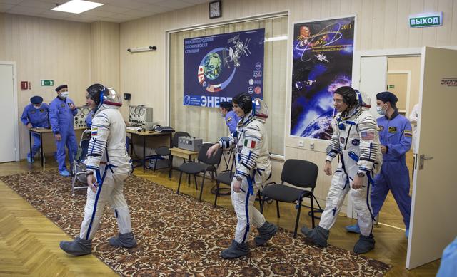 NASA image: Expedition 42 Pressure Check