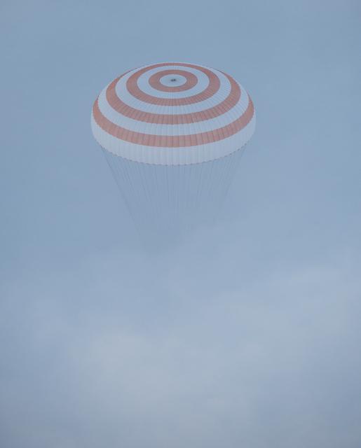 NASA image: Expedition 42 Soyuz TMA-14M Landing
