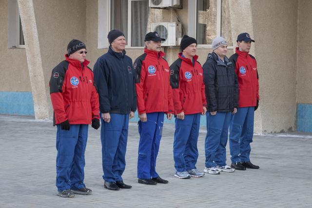NASA image: Expedition 43 Flag Raising