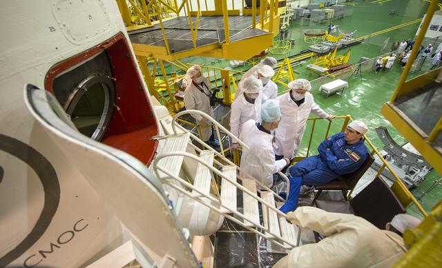 NASA image: Expedition 43 Soyuz Check