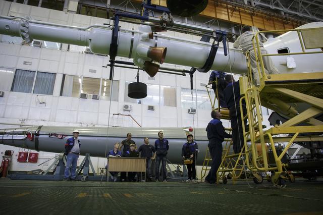 NASA image: Expedition 43 Soyuz Assembly