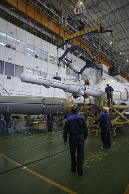 NASA image: Expedition 43 Soyuz Assembly