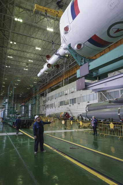 NASA image: Expedition 43 Soyuz Assembly