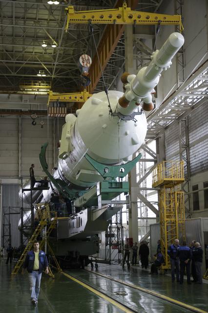 NASA image: Expedition 43 Soyuz Assembly