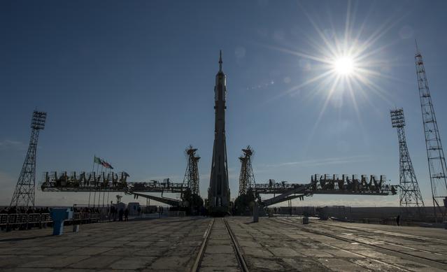 NASA image: Expedition 43 Soyuz Rollout