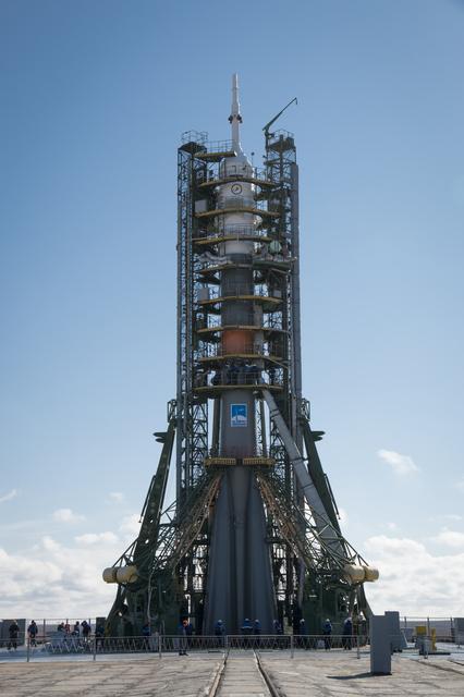 NASA image: Expedition 43 Soyuz Rollout