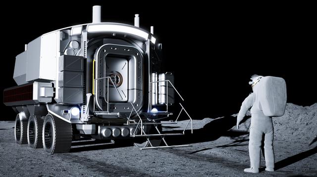 NASA image: Concept image of a Pressurized Rover