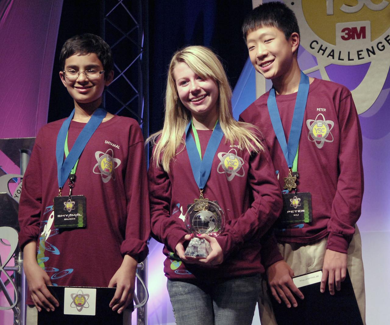 Young Scientist Challenge YSC was held at Goddard on October 5-6, 2008 sponsored by 3M. It gave students the opportunity to demonstrate their scientific and engineering skills by participating in live demonstrations. Top 3 winners