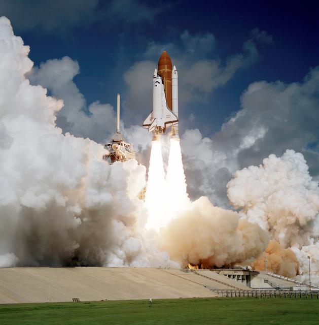 NASA image: Liftoff of first flight of Atlantis and the STS 51-J mission