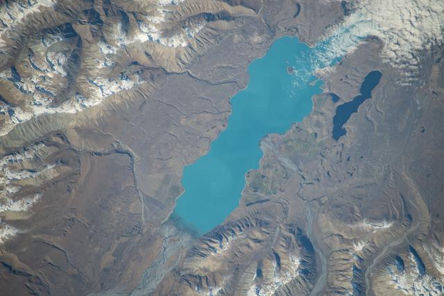 NASA image: Lake Tekapo in New Zealand