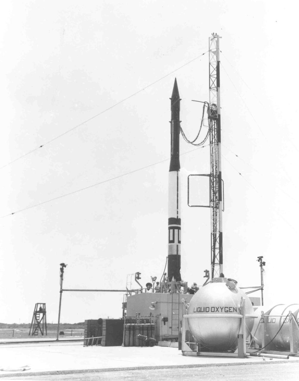 KENNEDY SPACE CENTER, FLA. --  Waiting for the Vanguard 1 launch.