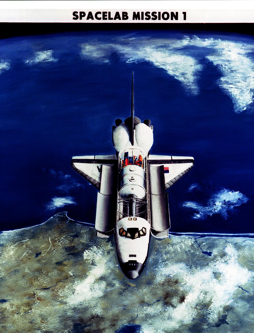 Spacelab was a versatile laboratory carried in the Space Shuttle's cargo bay for special research flights. Its various elements could be combined to accommodate the many types of scientific research that could best be performed in space. Spacelab consisted of an enclosed, pressurized laboratory module and open U-shaped pallets located at the rear of the laboratory module. The laboratory module contained utilities, computers, work benches, and instrument racks to conduct scientific experiments in astronomy, physics, chemistry, biology, medicine, and engineering. Equipment, such as telescopes, anternas, and sensors, was mounted on pallets for direct exposure to space. A 1-meter (3.3-ft.) diameter aluminum tunnel, resembling a z-shaped tube, connected the crew compartment (mid deck) to the module. The reusable Spacelab allowed scientists to bring experiment samples back to Earth for post-flight analysis. Spacelab was a cooperative venture of the European Space Agency (ESA) and NASA. ESA was responsible for funding, developing, and building of Spacelab, while NASA was responsible for the launch and operational use of Spacelab. Spacelab missions were cooperative efforts between scientists and engineers from around the world. Teams from NASA centers, universities, private industry, government agencies and international space organizations designed the experiments. The Marshall Space Flight Center was NASA's lead center for monitoring the development of Spacelab and managing the program.