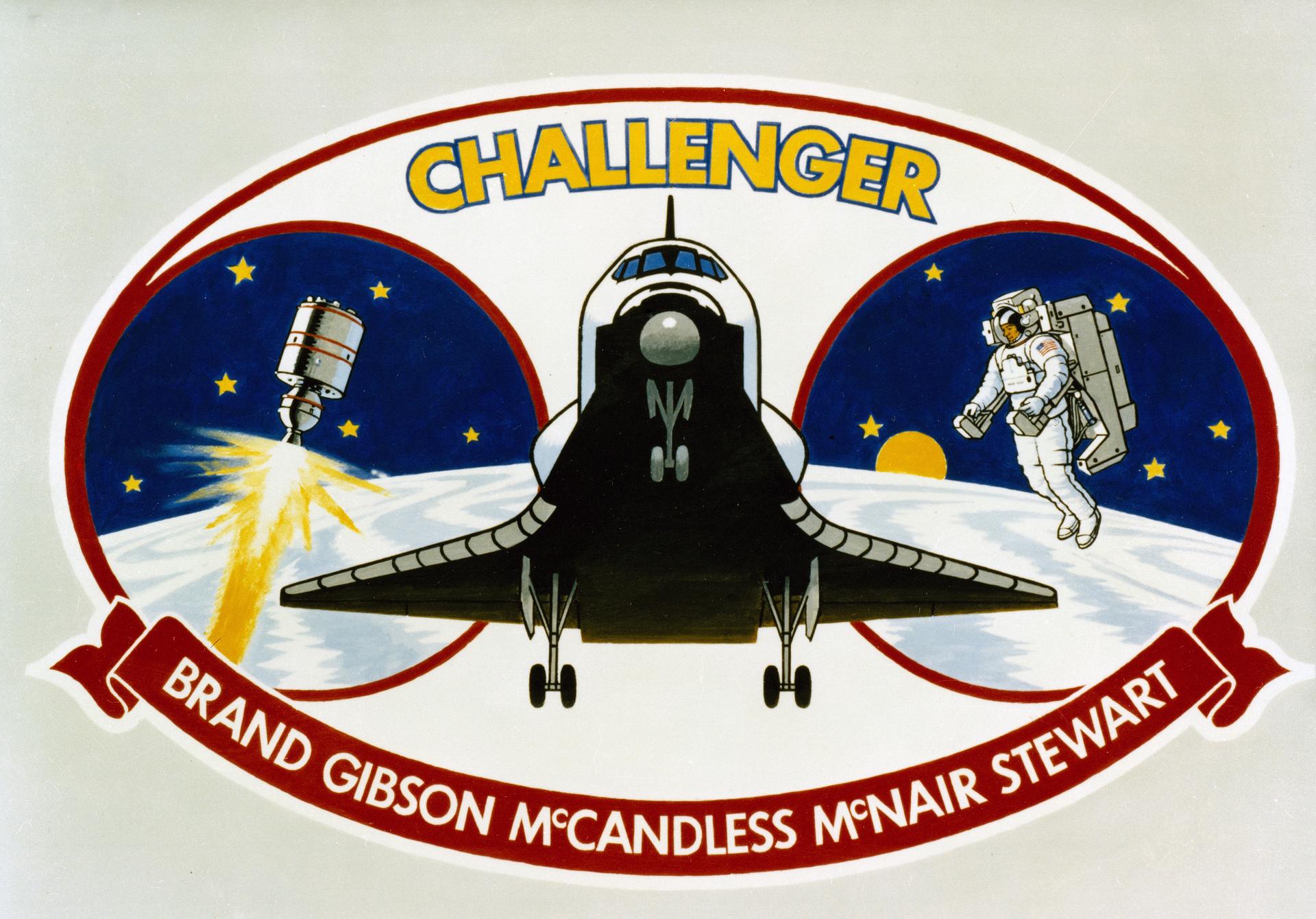 STS-41B mission patch