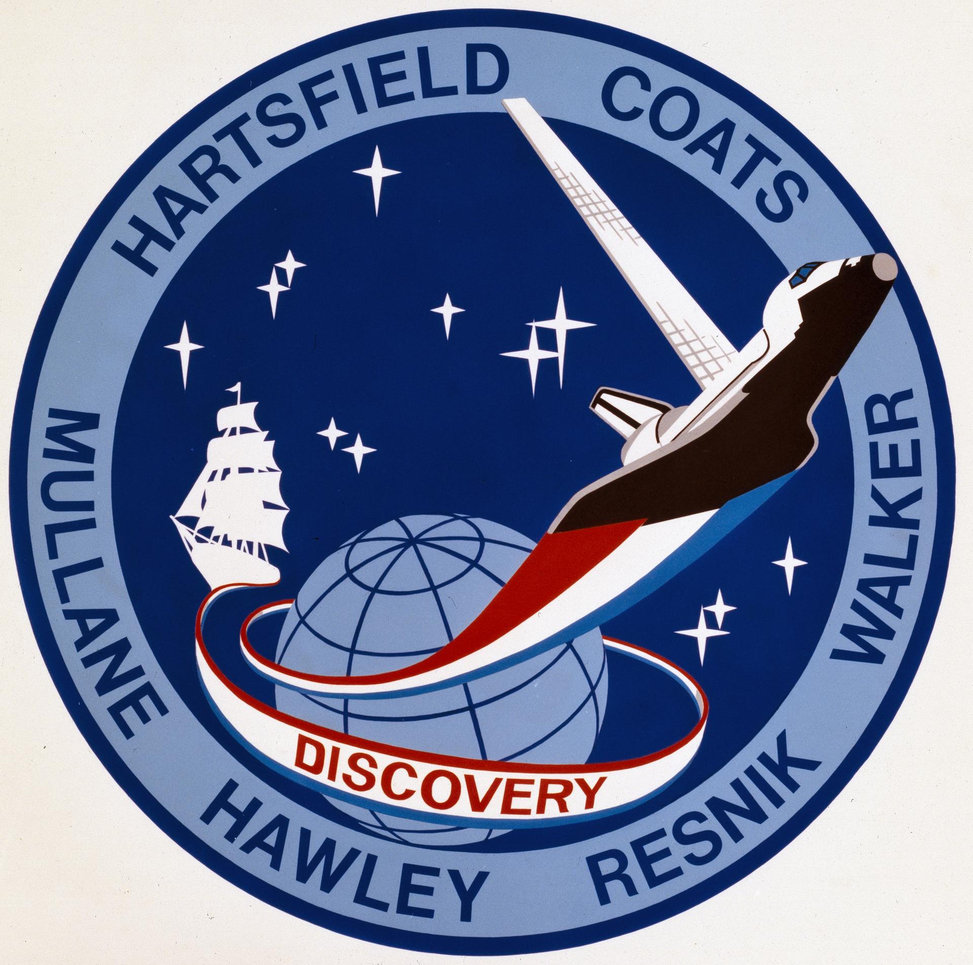 STS-41D crew patch