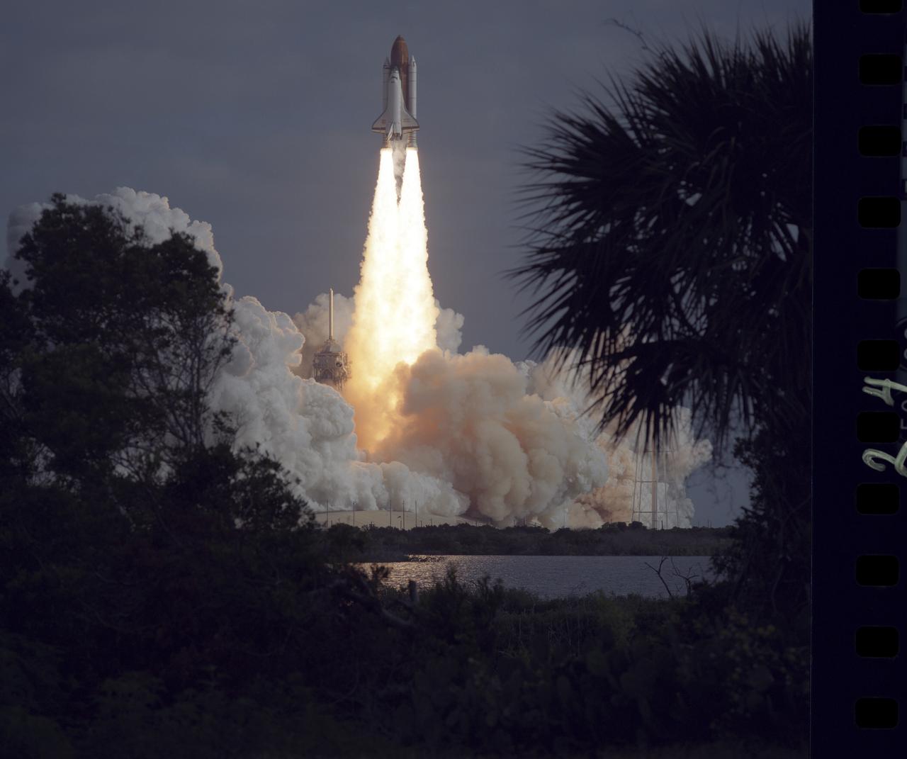 The STS-31 crew launched aboard the Space Shuttle Discovery on April 24, 1990 at 8:33:51am (EDT). Included in the crew of five were Loren J. Shriver, commander; Charles F. Bolden, pilot; and Steven A. Hawley, Bruce McCandless, and Kathryn D. Sullivan, all mission specialists. The primary goal of the mission was the deployment of the Hubble Space Telescope (HST) which was a Marshall Space Flight Center (MSFC) managed program. 