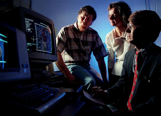 Solar Vector Magnetograph is used to predict solar flares, and other activities associated with sun spots. This research provides new understanding about weather on the Earth, and solar-related conditions in orbit.